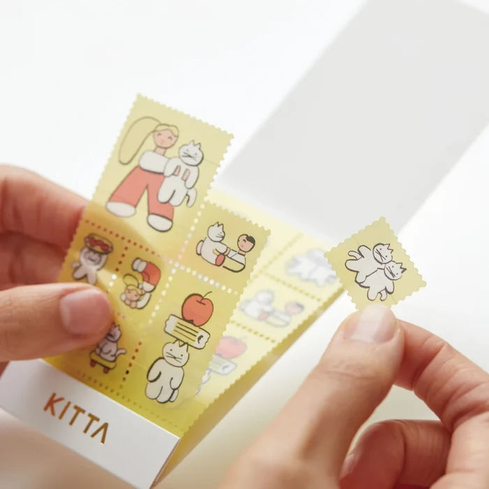 King Jim | Pegatinas Sellos Precortados KITTA Clear Playmates