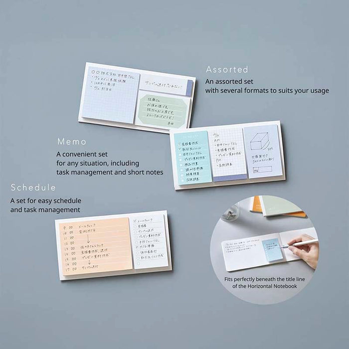 King Jim | Set de Notas Adhesivas EMILY Schedule Pale Green