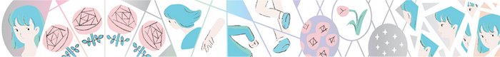 King Jim SODA Transparent Masking Tape - Mirror