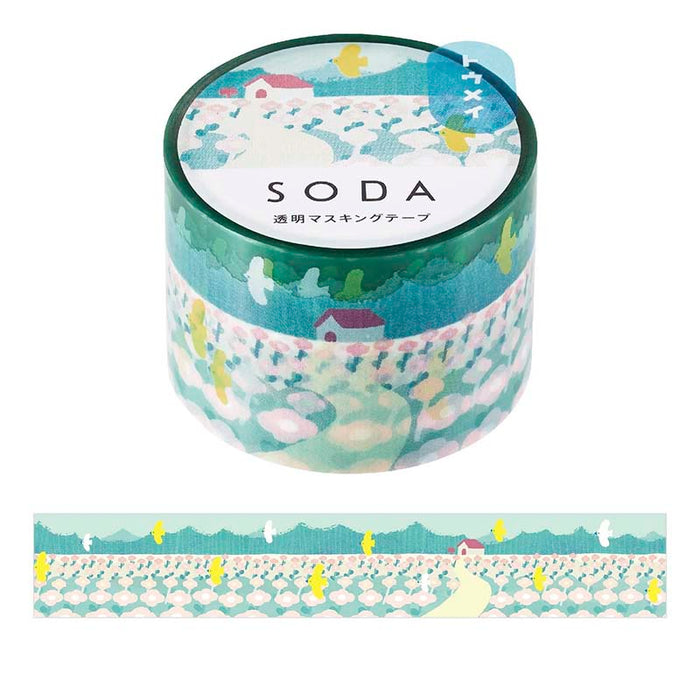 King Jim | SODA Transparent Pet Tape Home (30mm)