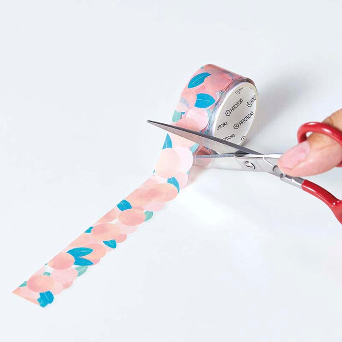 King Jim | SODA Transparent Pet Tape Peach (20mm)