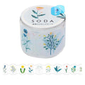 King Jim | SODA Transparent Pet Tape Wildflower (30mm)