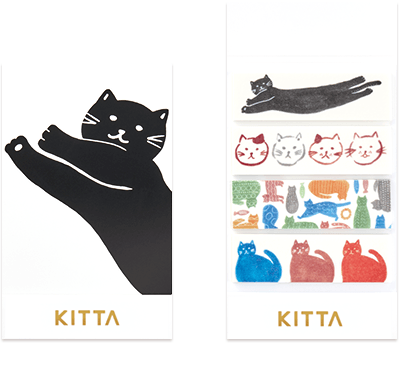 King Jim | Washi Tape Precortado KITTA Basic Cats