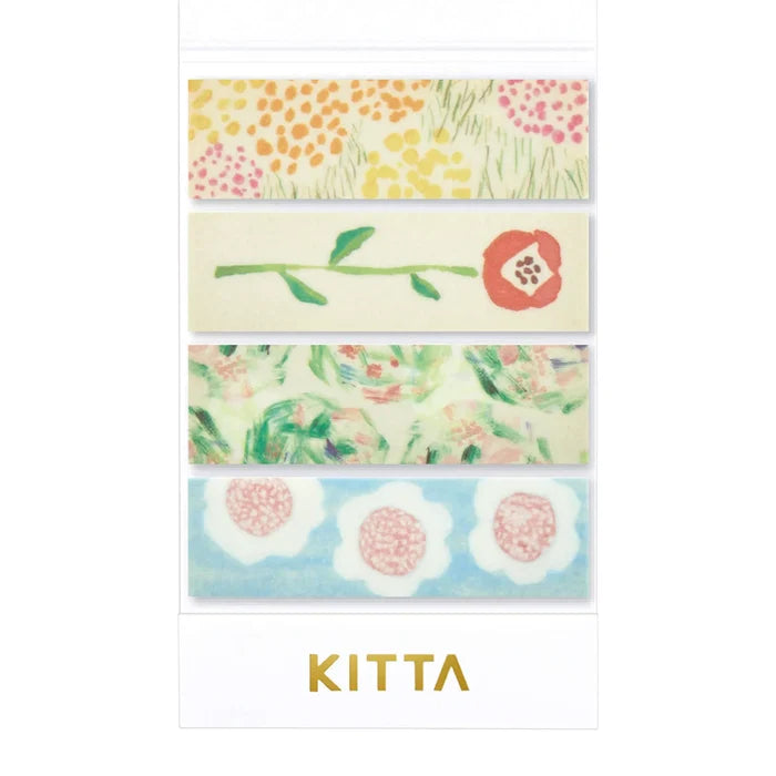King Jim | Washi Tape Precortado KITTA Basic Flower 2