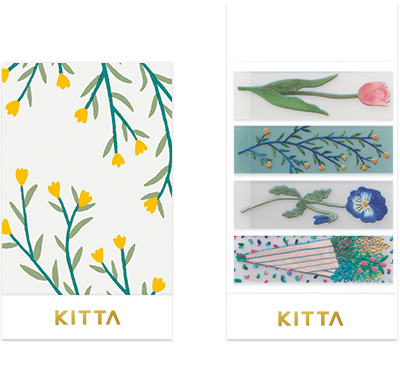 King Jim | Washi Tape Precortado KITTA Clear Flower