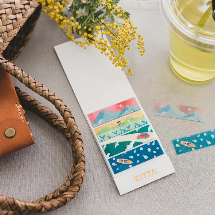 King Jim | Washi Tape Precortado KITTA Clear Landscape