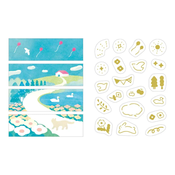 King Jim | Washi Tape Precortado KITTA Collage Hill