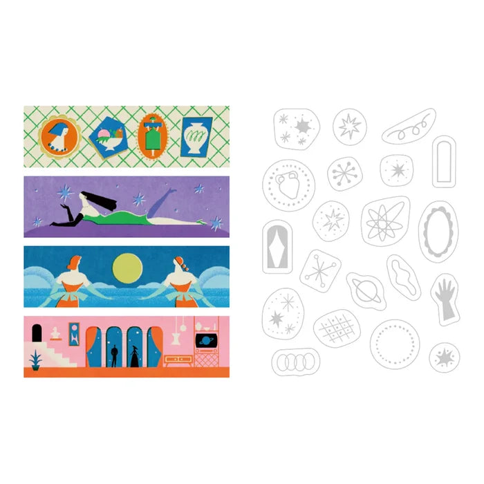 King Jim | Washi Tape Precortado KITTA Collage Planet