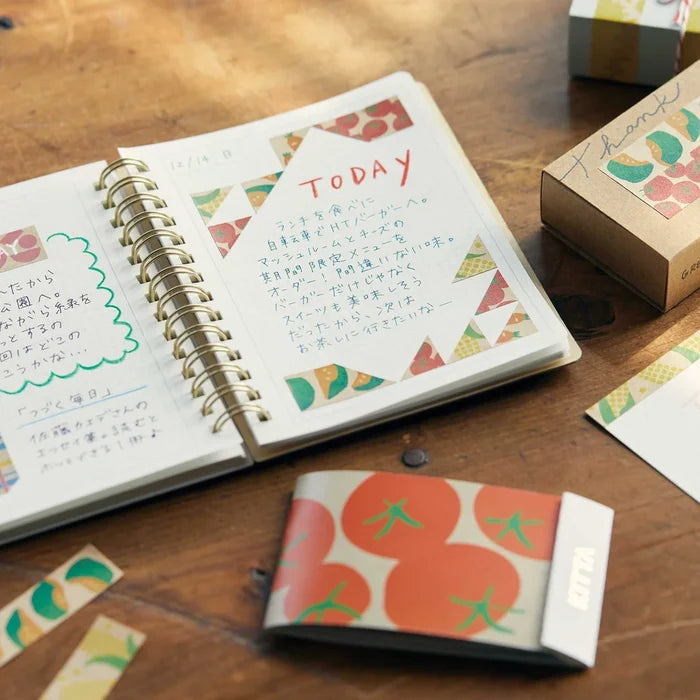 King Jim | Washi Tape Precortado KITTA Vegetables