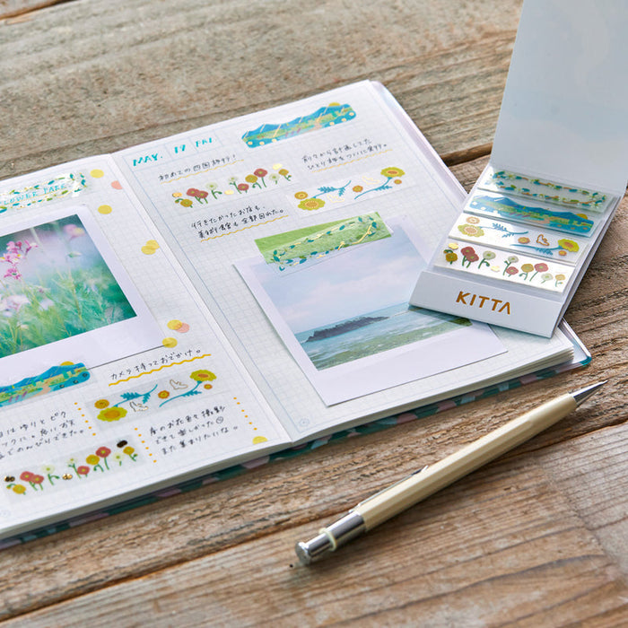 KITTA Portable Washi Decorative Tape - Clear - Landscape