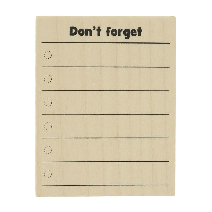 Kodomo No Kao | Sello Bullet Journal Don't Forget