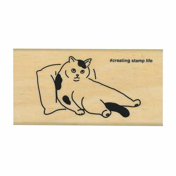 Kodomo No Kao | Sello I Love Stamp Cat Cushion