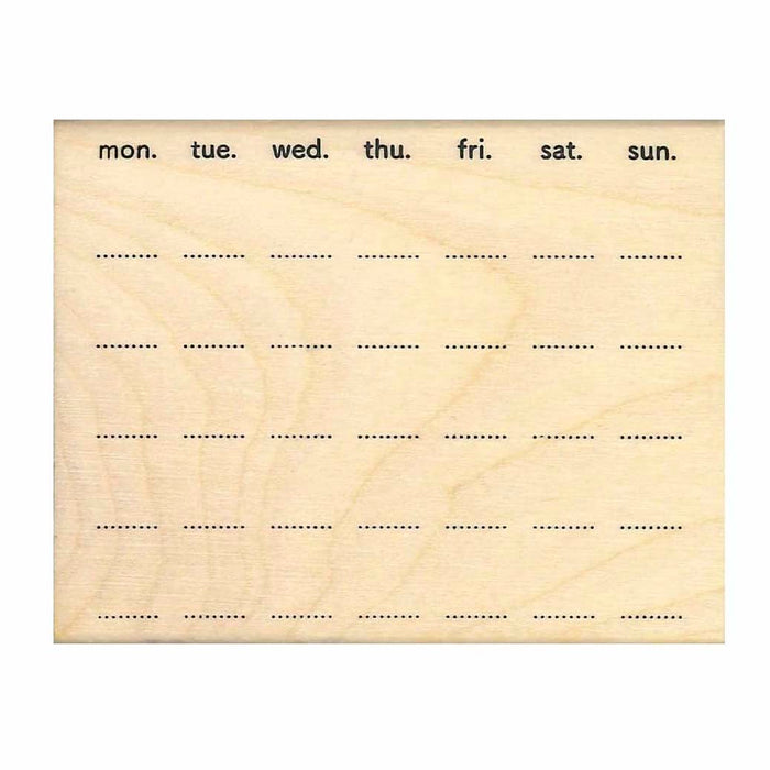 Kodomo No Kao | Sello Notebook Hanko Club Monthly Schedule