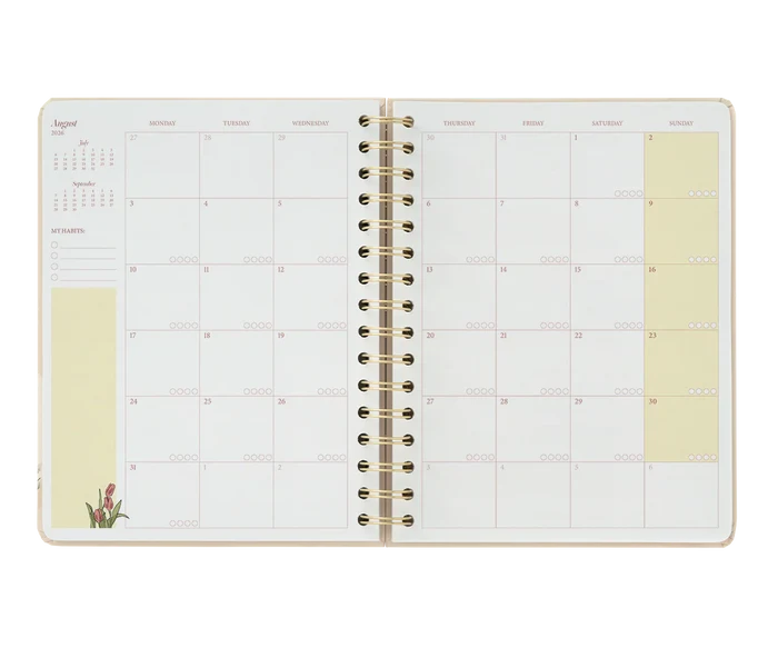 Kokonote | Agenda Escolar Bambina Latte Blossom 2026-2027 (Semanal)