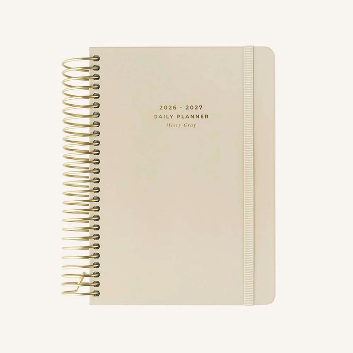 Kokonote | Agenda Escolar Muse Misty Gray 2026-2027 (Diaria)