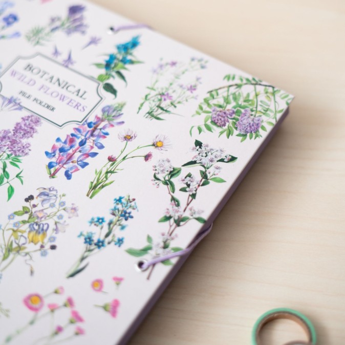 Kokonote | Carpeta Solapas A4 Wild Flowers