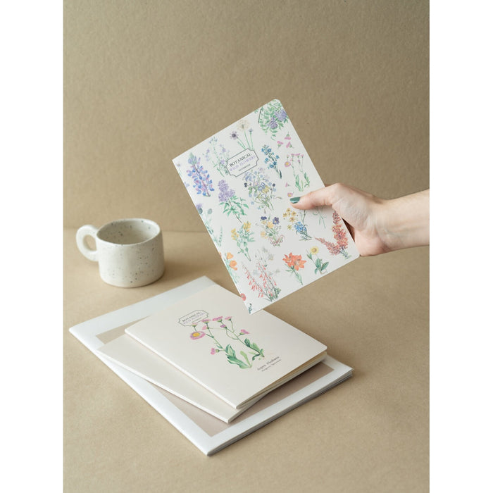 Kokonote | Pack de 3 Cuadernos A5 Botanical Wild Flowers