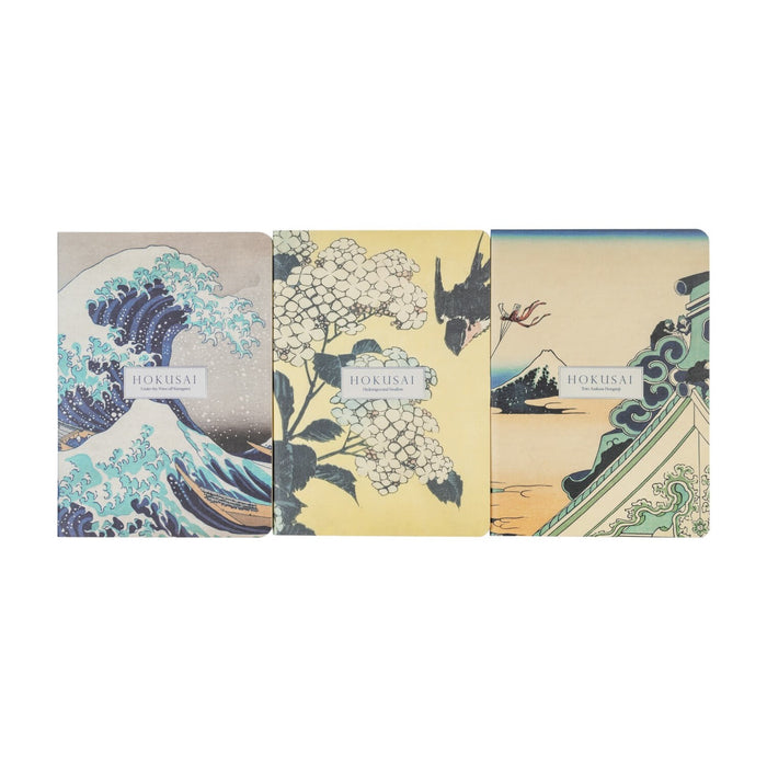 Kokonote | Pack de 3 Cuadernos A6 Hokusai