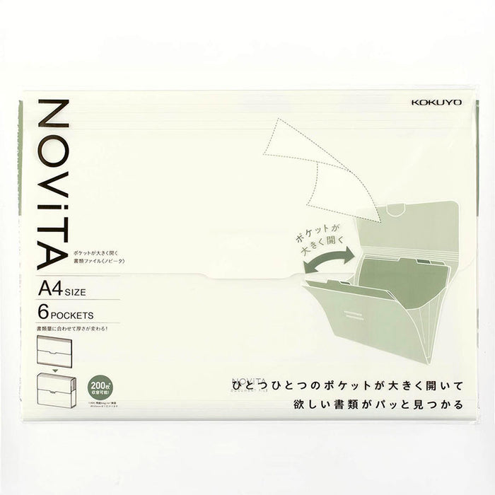 Kokuyo | Carpeta de Documentos Novita A4 White