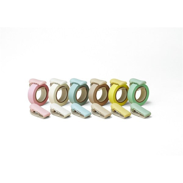 Kokuyo | Cortador de Washi Tape Karu-Cut Beige (20-25mm)