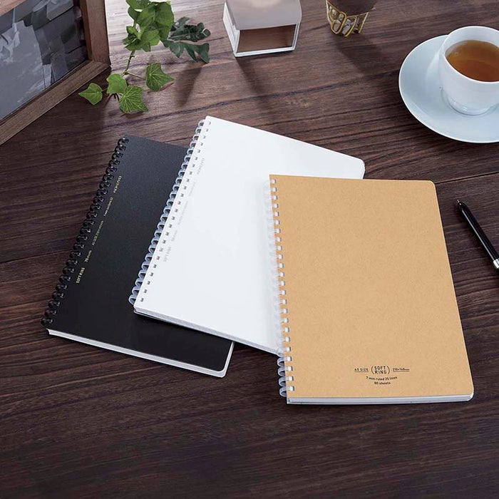 Kokuyo | Cuaderno Soft Ring A5 Clear (Rayas)