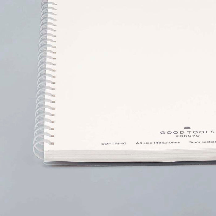 Kokuyo | Cuaderno Soft Ring A5 GOOD TOOLS (Cuadros)