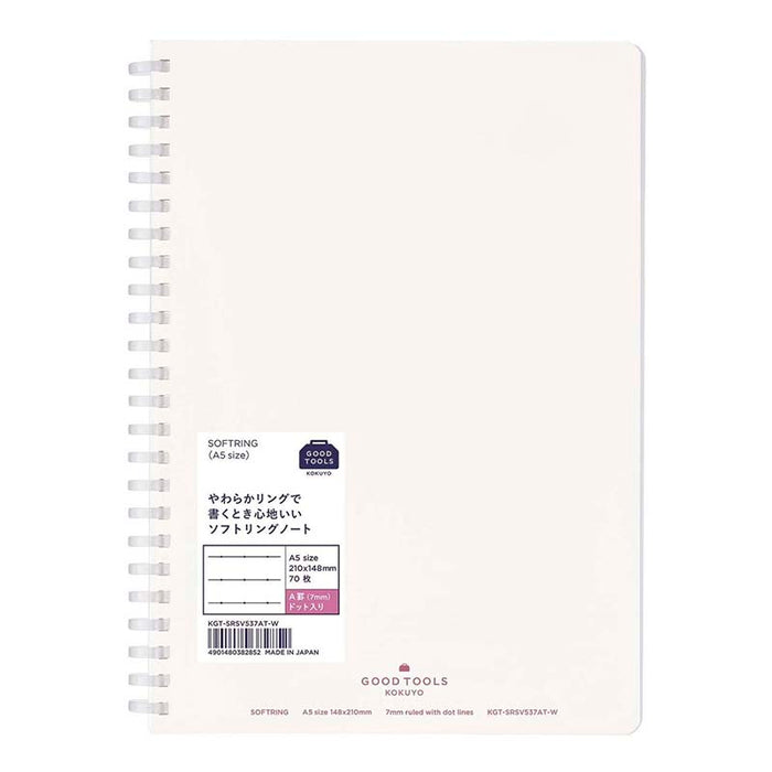 Kokuyo | Cuaderno Soft Ring A5 GOOD TOOLS (Rayas)
