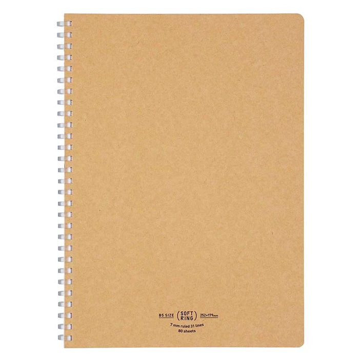 Kokuyo | Cuaderno Soft Ring B5 Natural Beige (Rayas)