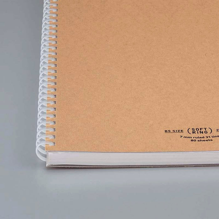 Kokuyo | Cuaderno Soft Ring B5 Natural Beige (Rayas)