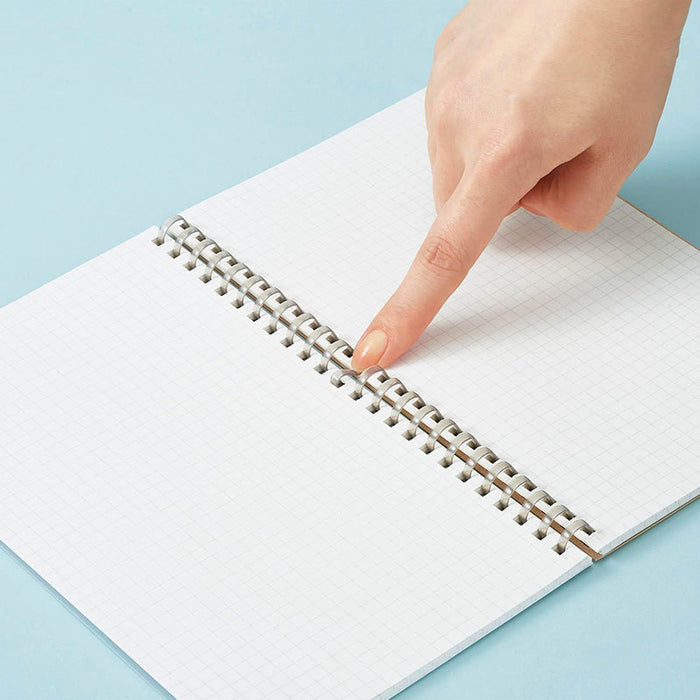 Kokuyo | Cuaderno Soft Ring Penott A5 Black (Cuadros)