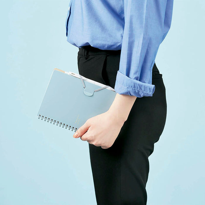Kokuyo | Cuaderno Soft Ring Penott A5 Black (Cuadros)