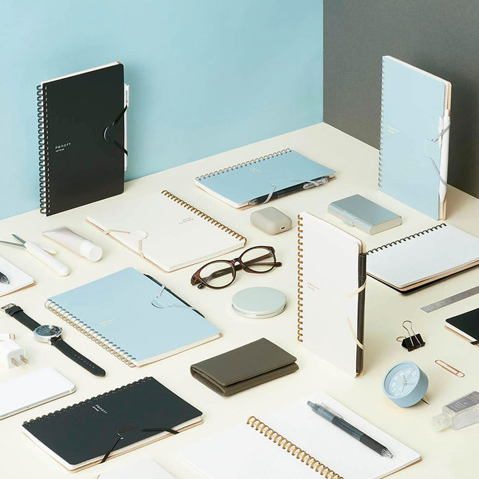 Kokuyo | Cuaderno Soft Ring Penott A5 White (Cuadros)