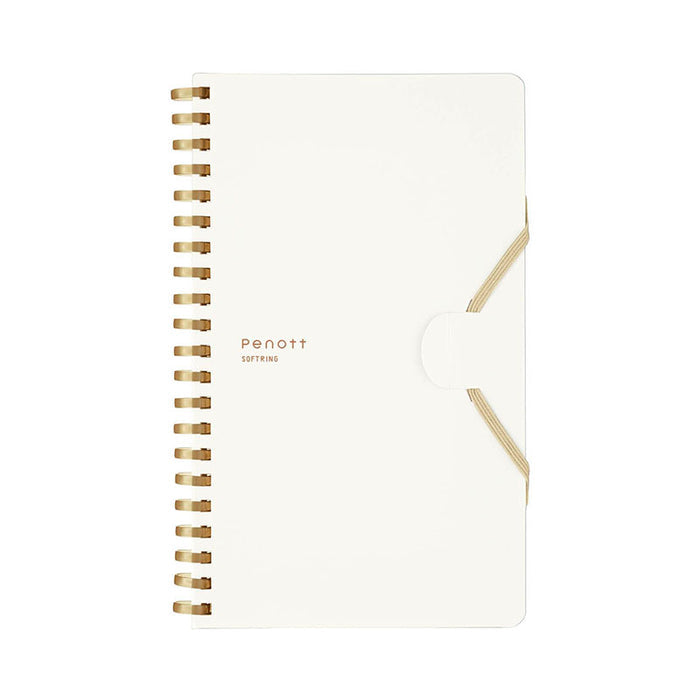Kokuyo | Cuaderno Soft Ring Penott B6 White (Cuadros)