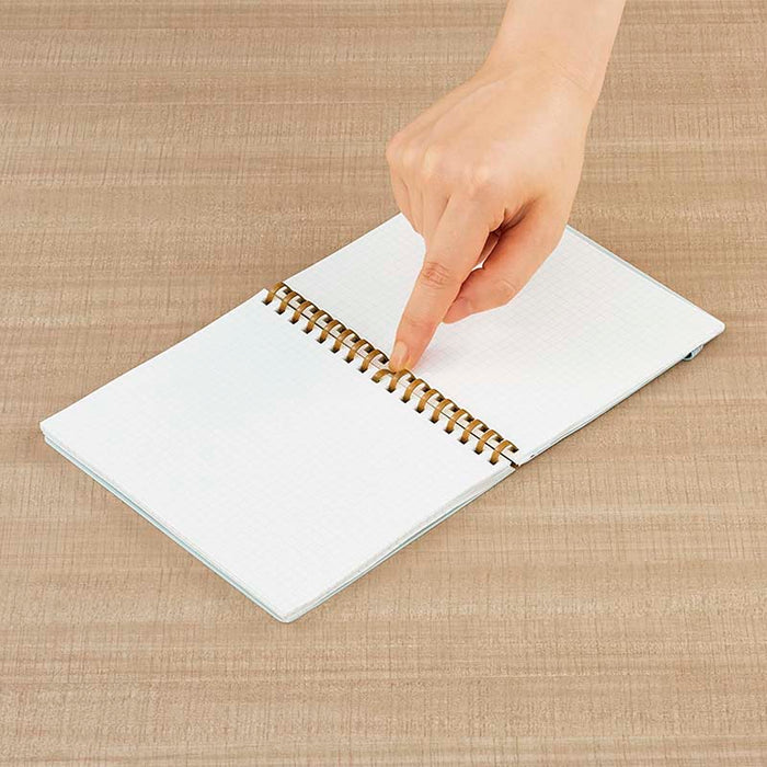 Kokuyo | Cuaderno Soft Ring Sooofa A6 Pink (Cuadros)