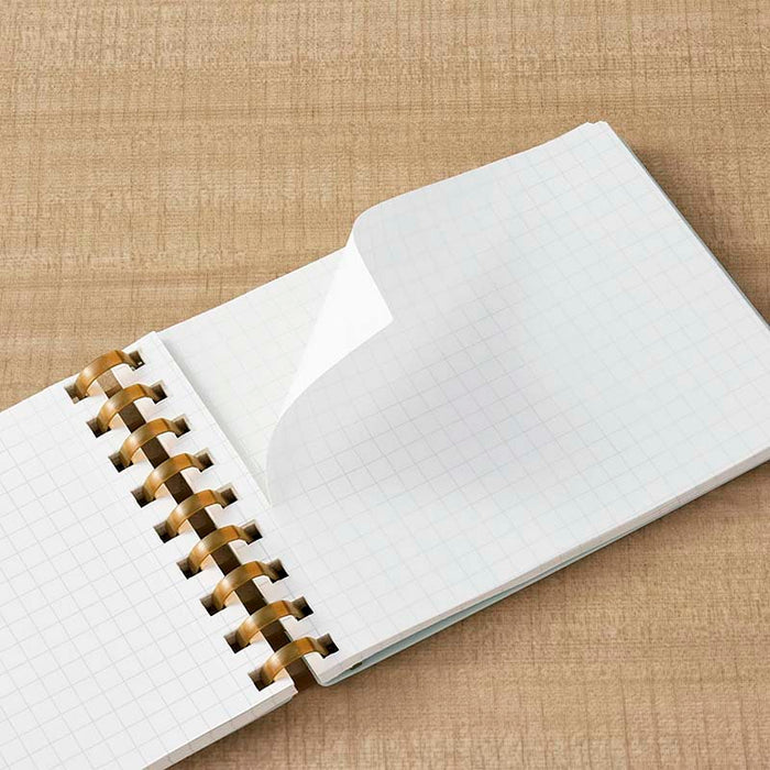 Kokuyo | Cuaderno Soft Ring Sooofa A6 Pink (Cuadros)