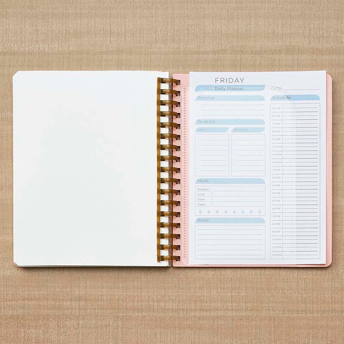 Kokuyo | Cuaderno Soft Ring Sooofa A6 Pink (Cuadros)