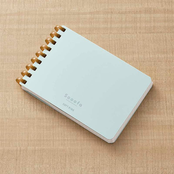 Kokuyo | Cuaderno Soft Ring Sooofa A7 Green (Cuadros)