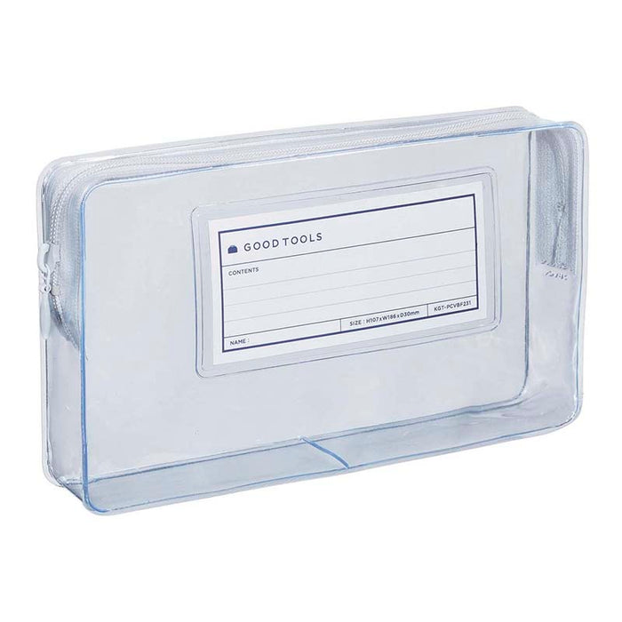 Kokuyo | Funda Estuche Pouch Good Tools Clear White