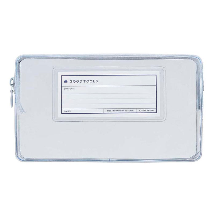 Kokuyo | Funda Estuche Pouch Good Tools Clear White