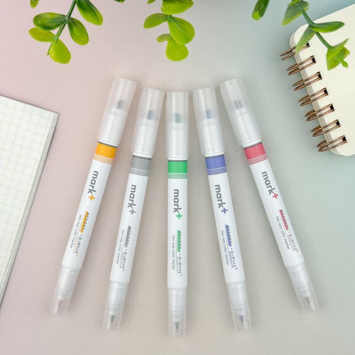 Kokuyo Mark+ 2 Way Marker Set - 5pk