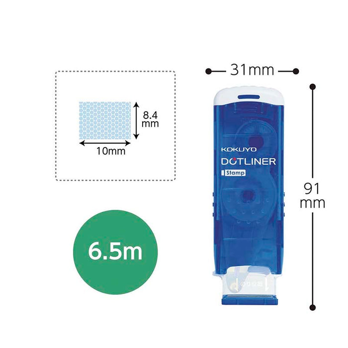 Kokuyo | Pegamento Estampa Dotliner Strong Adhesive Blue