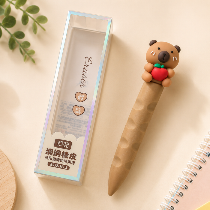Korean Bear Pencil Eraser | Imported