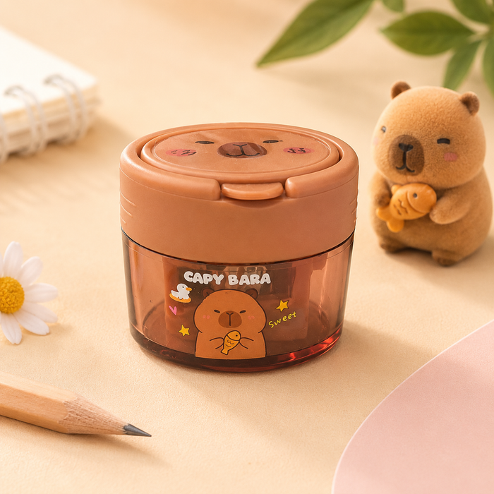 Korean Capybara Sharpener with Dual Holes
