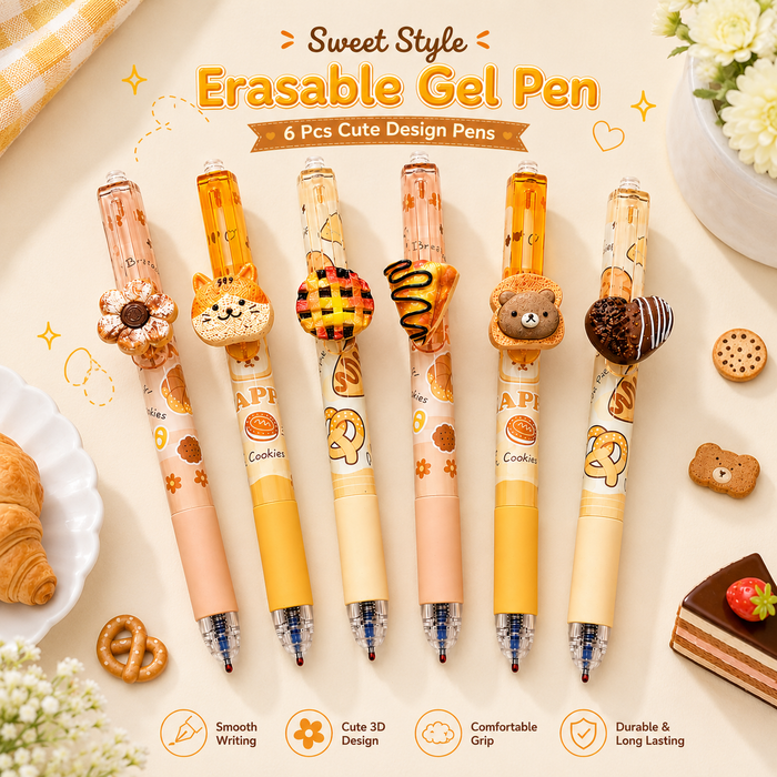 Korean Retractable Erasable Gel Pen