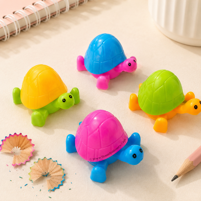 Korean Tortoise-Shaped Pencil Sharpener