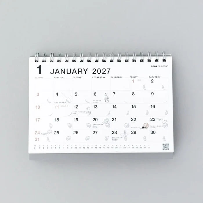 Koyomi Seikatsu | Calendario de Mesa Sora 2027