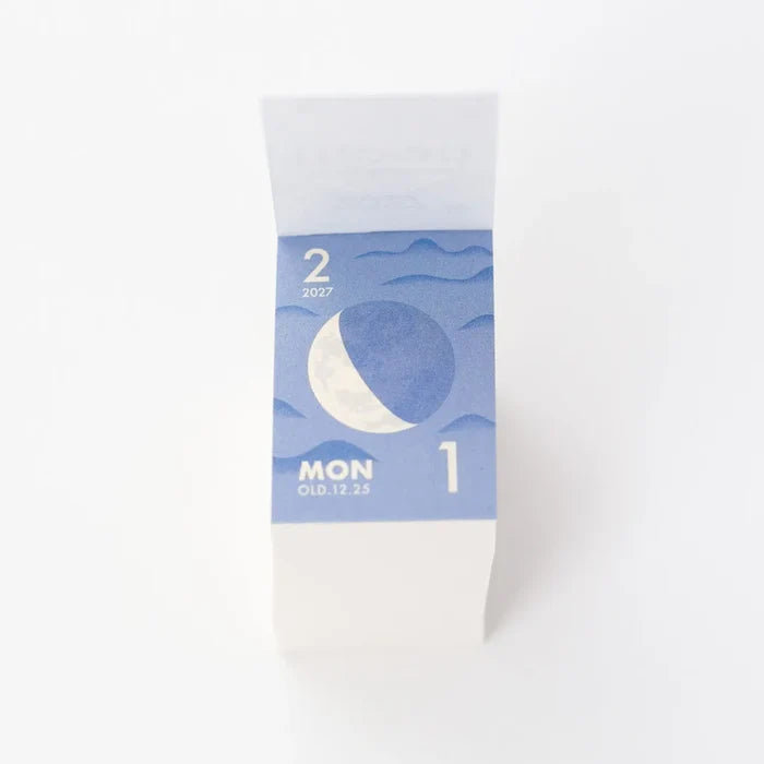 Koyomi Seikatsu | Calendario Diario Mini Tear-Off Moon 2027
