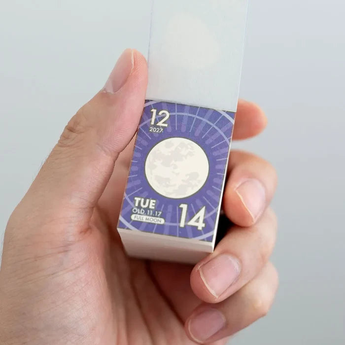 Koyomi Seikatsu | Calendario Diario Mini Tear-Off Moon 2027