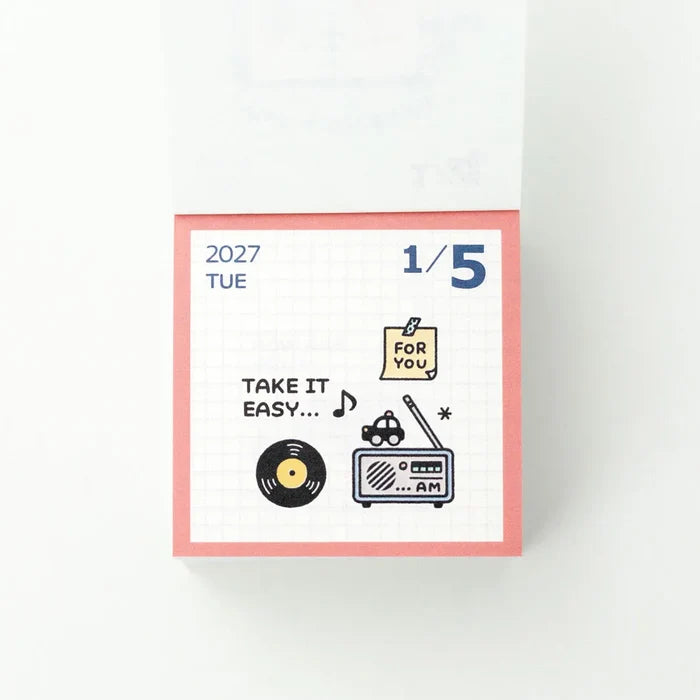 Koyomi Seikatsu | Calendario Diario Tear-Off Color Eric 2027