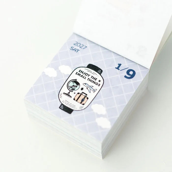 Koyomi Seikatsu | Calendario Diario Tear-Off Color Eric 2027